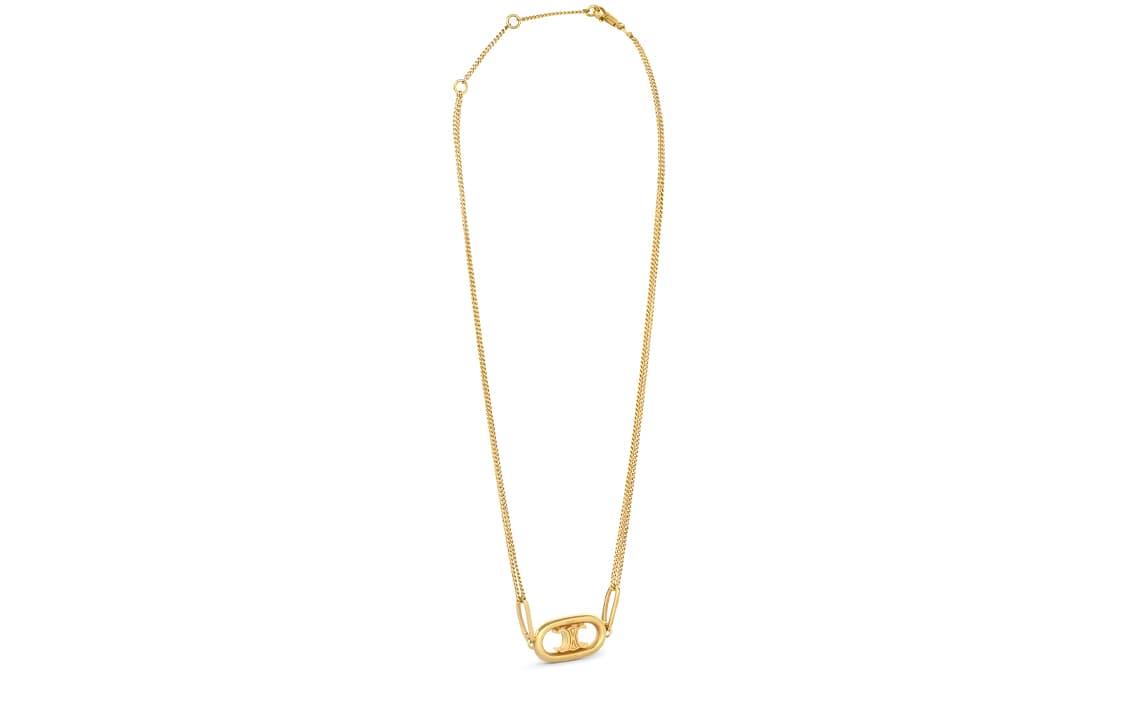 Ожерелье CELINE Maillon Triomphe Gold Necklace - изображение 3