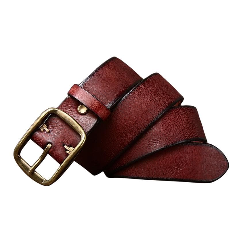Ремень JEANSWEST Ремни из коровьей кожи Мужской 3,8 см - изображение 3
