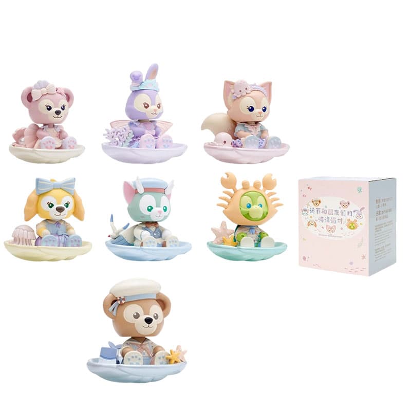 Фигурка Disney x DISNEYLAND Летняя коллекция Ocean Party 2025 Duffy и друзья Шанхай Дисней Слепые коробки - изображение 1