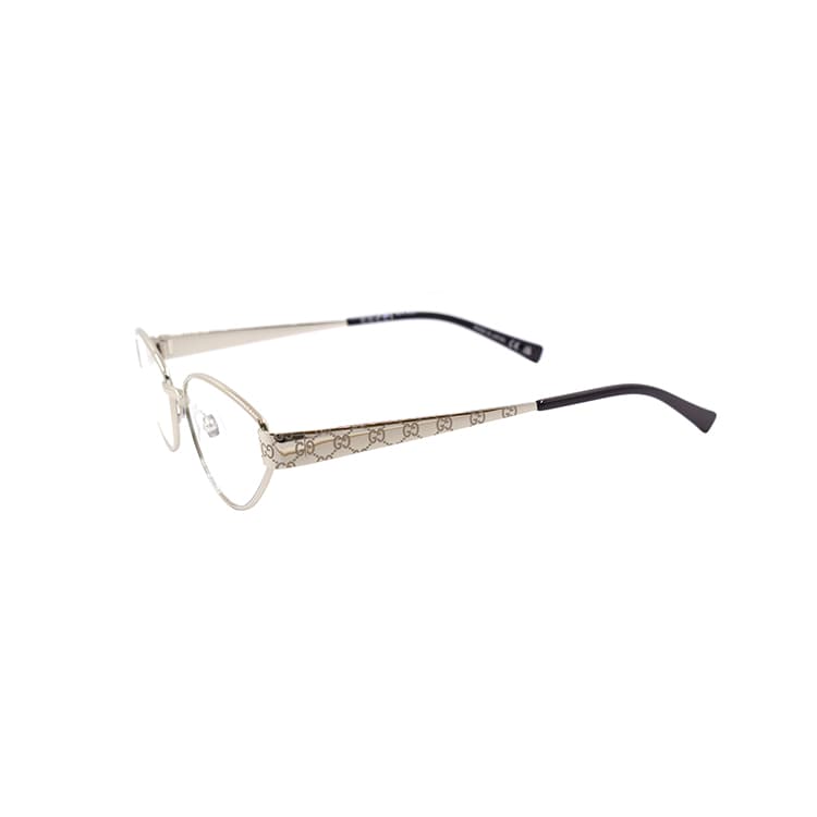 Оправа Gucci Кошачий глаз Оправы для очков Women's Silver - изображение 5