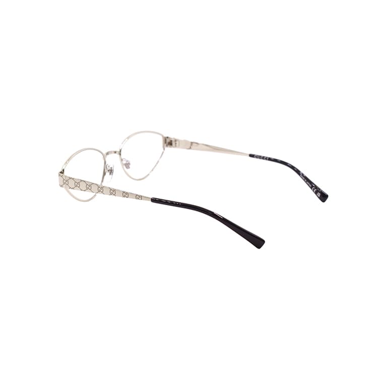 Оправа Gucci Кошачий глаз Оправы для очков Women's Silver - изображение 4