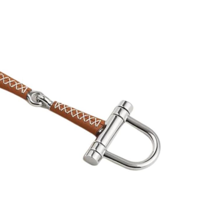 Аксессуар HERMES Овечья кожа Аксессуары Женские Серебристый Белый - изображение 2
