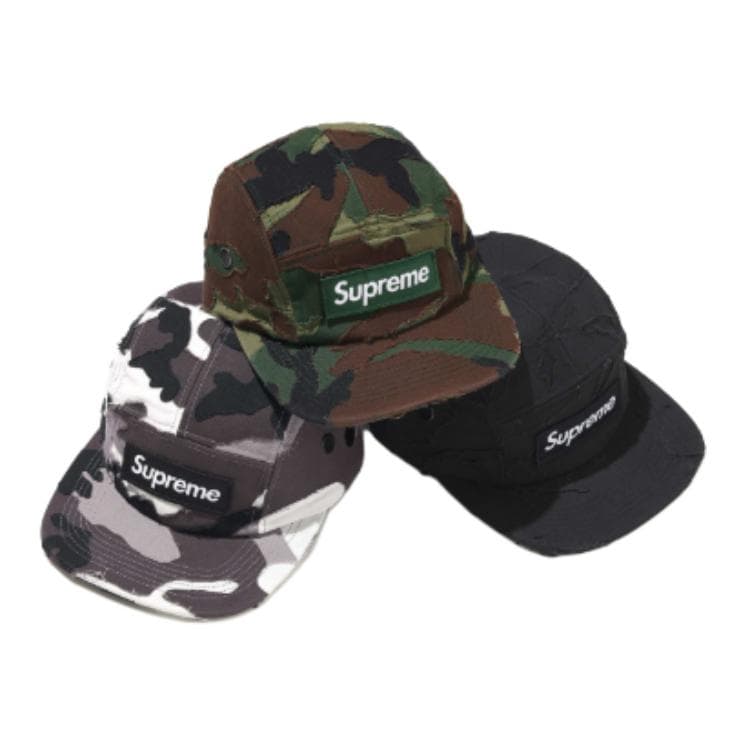 Кепка Supreme Кепки Унисекс Черный Камуфляж Серый - изображение 1