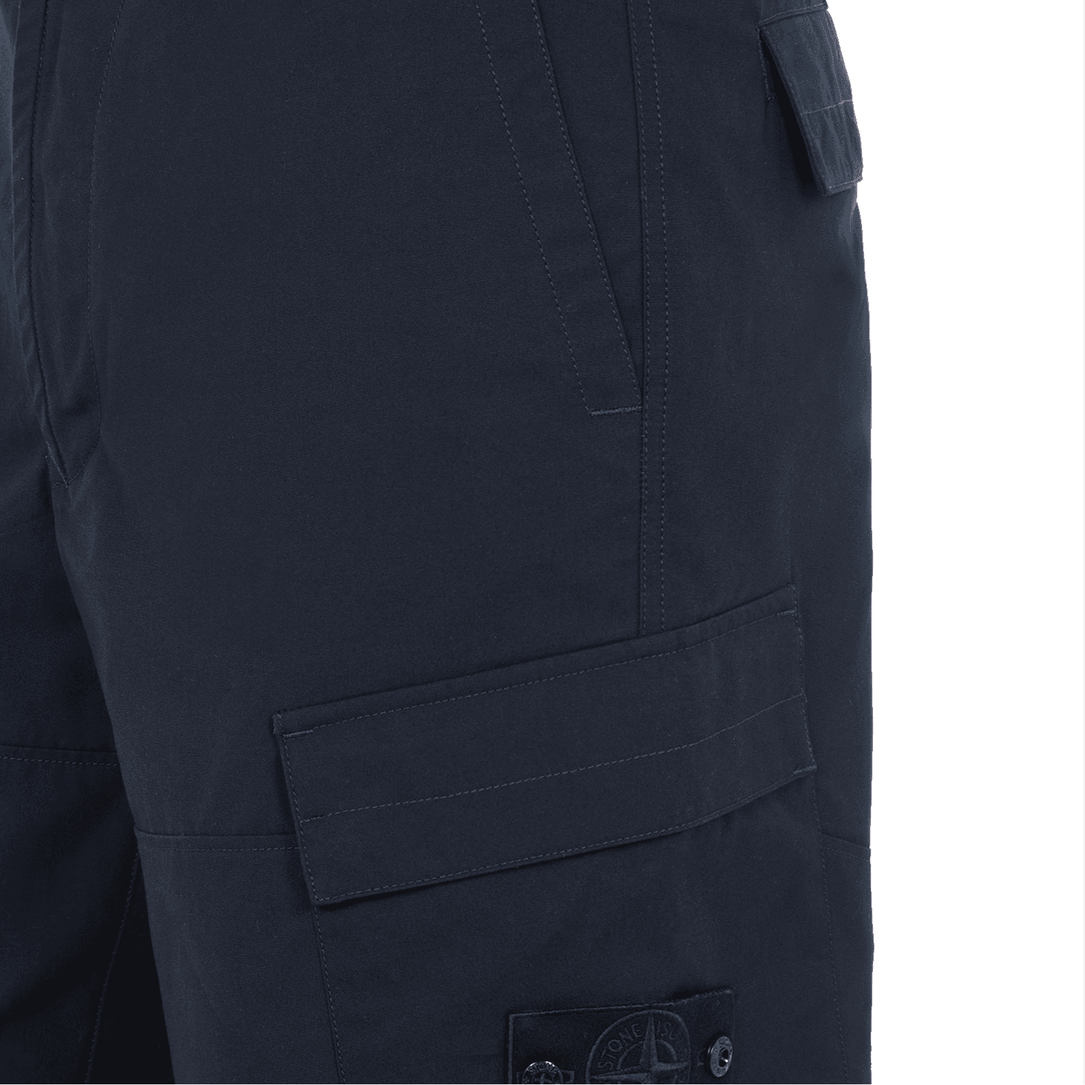 Штаны Stone Island Ghost Pieces Black Cargo Pants - изображение 3