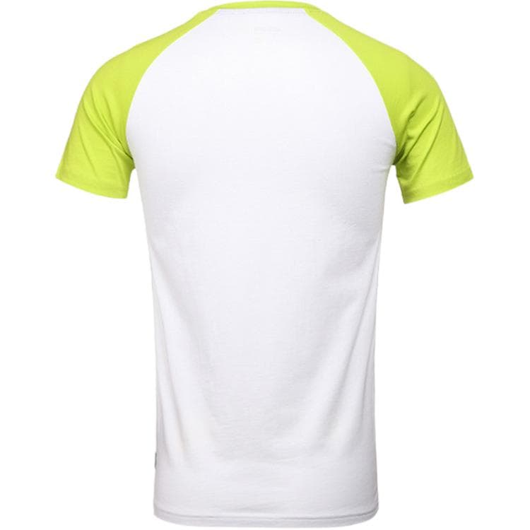 Футболка Adidas Neo Белый/Зеленый Мужские T-рубашки - изображение 2