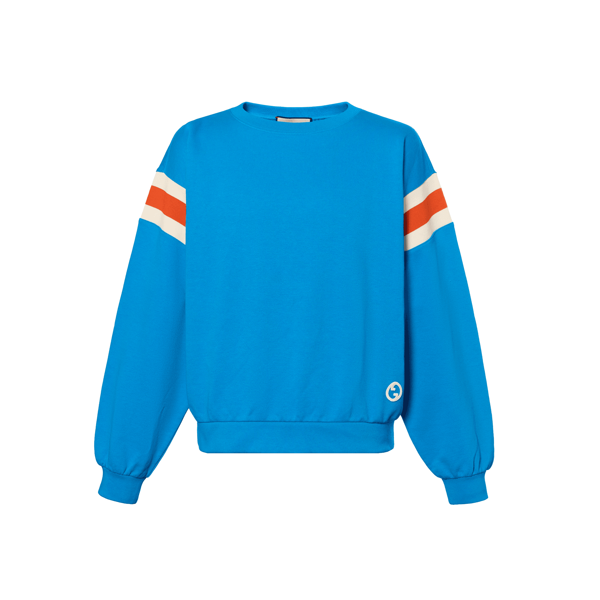 Кофта GUCCI SS23 Striped Crewneck Sweatshirt Blue