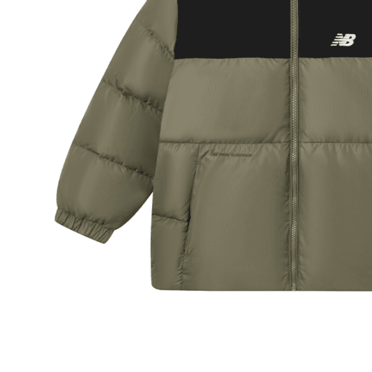 New Balance Пуховик Армейский Зеленый Подростки - изображение 4