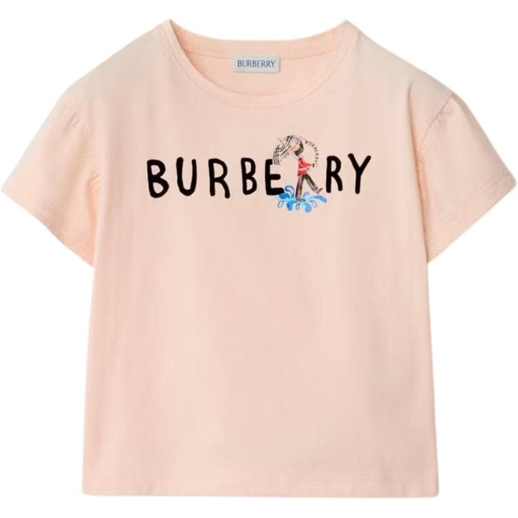 Футболка Burberry Розовые Детские Рубашки T - изображение 1