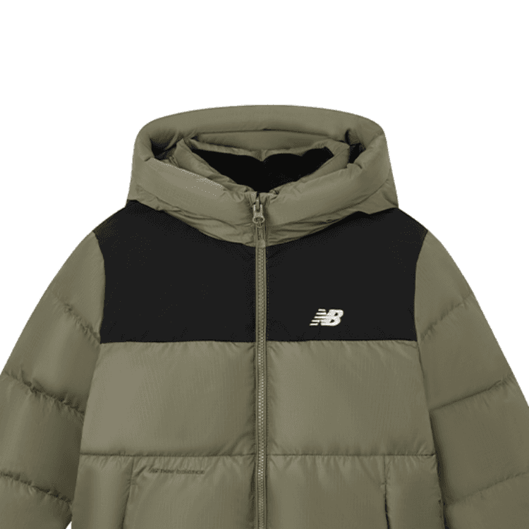 New Balance Пуховик Армейский Зеленый Подростки - изображение 3