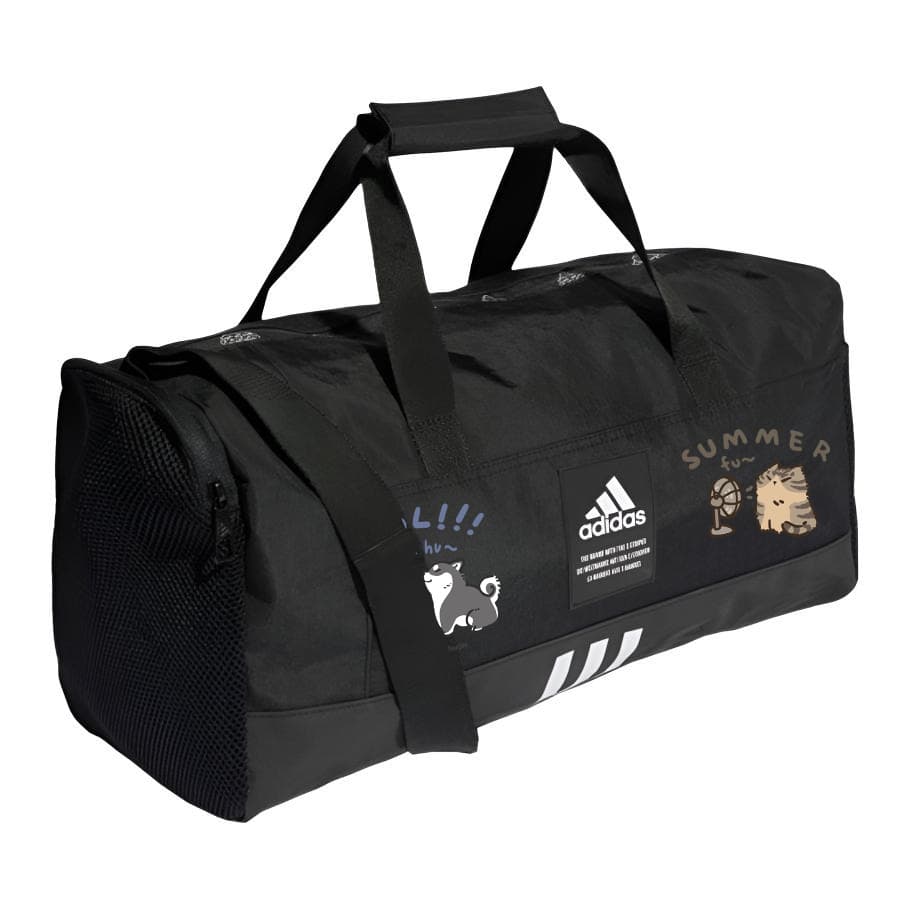 Adidas Полиамид Узорный С принтом Сумка через плечо Унисекс Черная - изображение 2