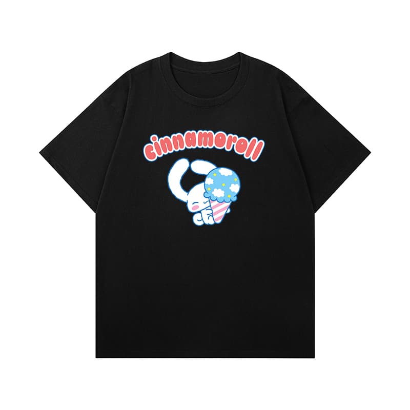 Футболка Sanrio x Cinnamoroll Совместная коллекция Унисекс футболка с круглым вырезом и принтом - изображение 1
