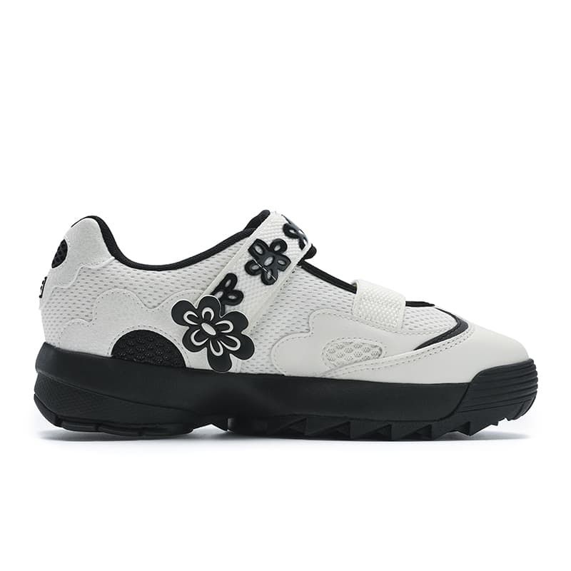 Кроссовки FILA DISRUPTOR 2 FLOWER Повседневная обувь Женская Белый Черный - изображение 2