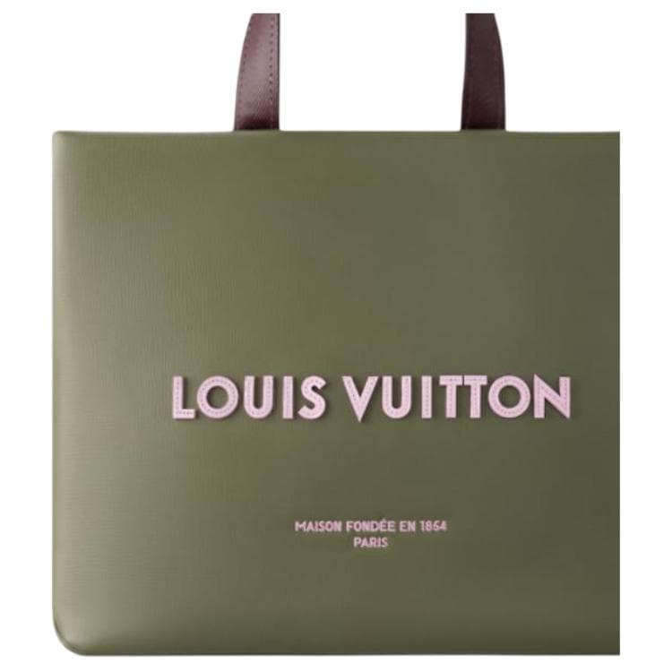 Сумка Louis Vuitton x Nigo Shopper Tote Green - изображение 5