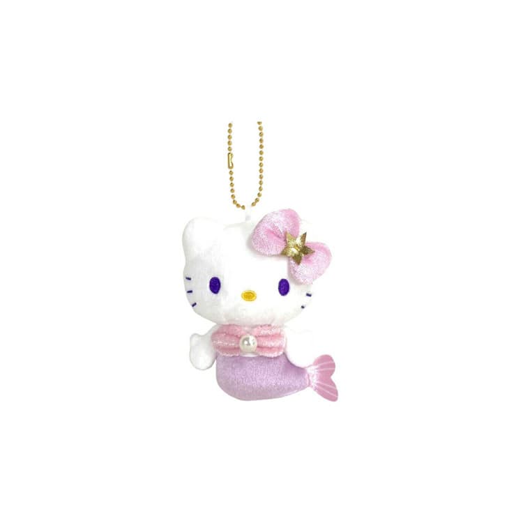 Санрио Hello Kitty Hello Kitty Charm Браслет Коллекция русалок Фиолетовая Кукла Плюшевый Украшение Длина Тела 10,5 см - изображение 1