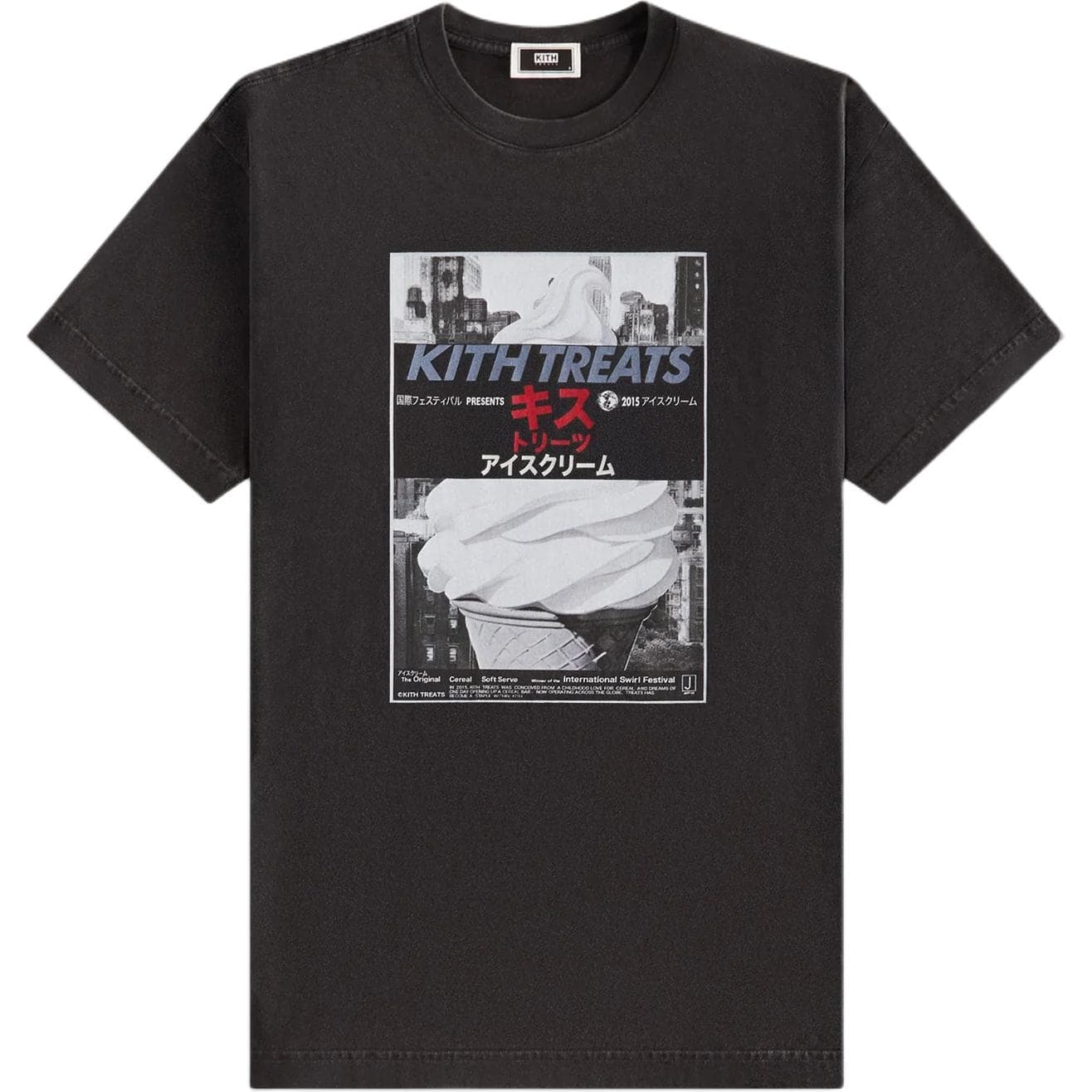 Футболка Kith Treats SS25 Двойная Особенность Винтажная Модель T Рубашка Мужская - изображение 1