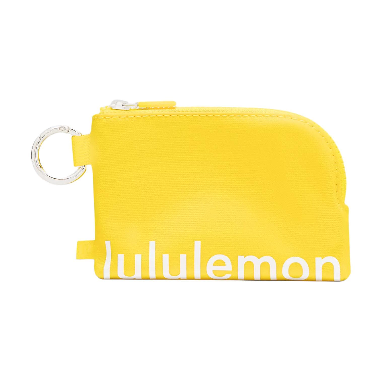 Картхолдер Lululemon Clippable Нейлоновый держатель для карт Унисекс Кукурузный Желтый - изображение 1