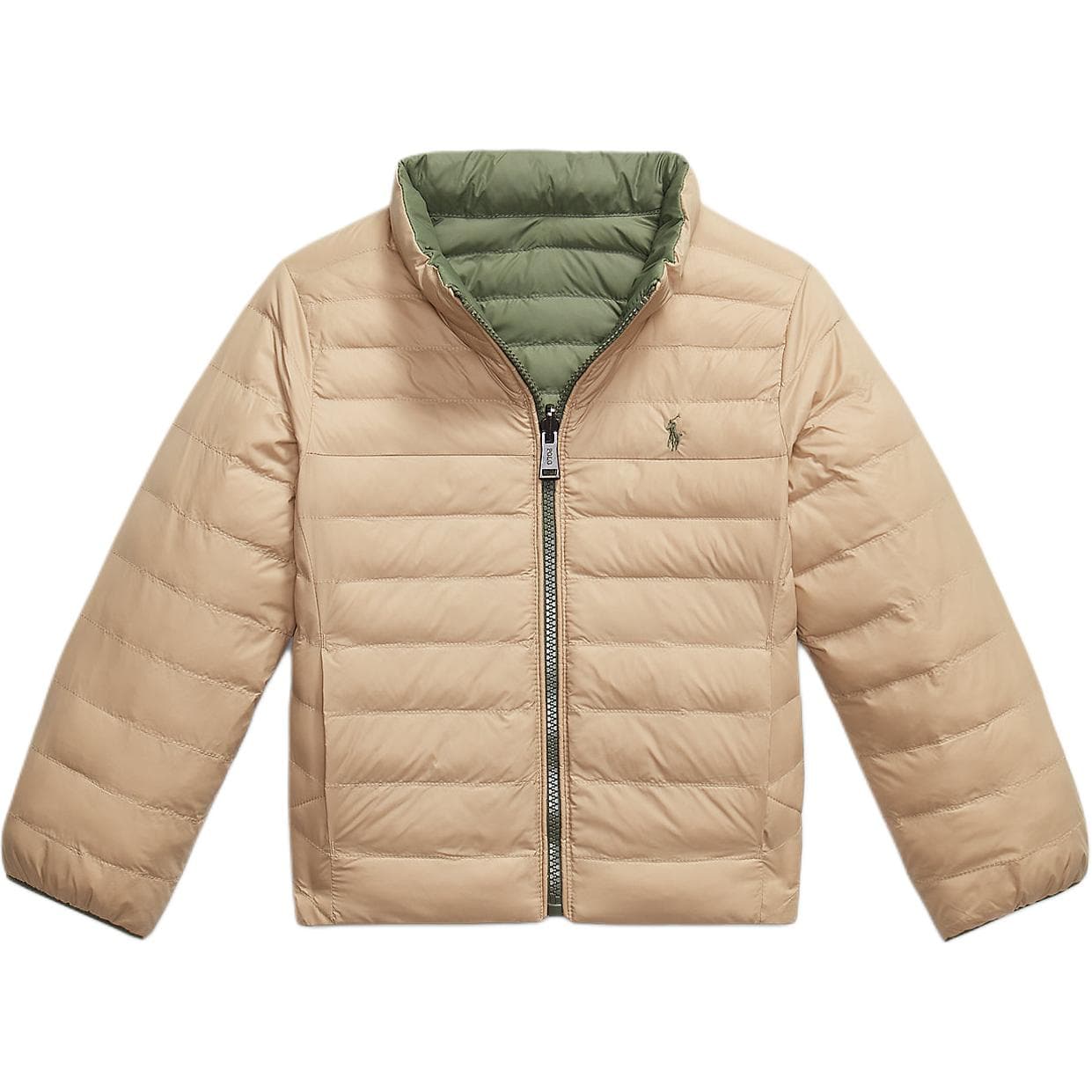 Polo Ralph Lauren Хлопковый пуховик Винтажный хаки и Мята Оливково-зеленый для детей Aged 3-7 лет - изображение 1