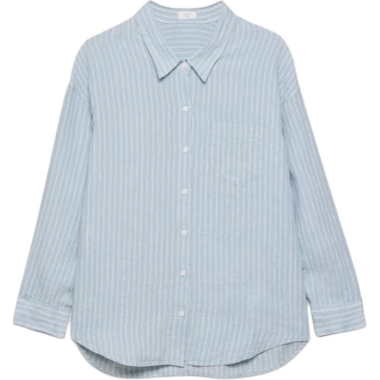 Блузка ARITZIA SS25 WILFRED Расслабленная льняная рубашка для женщин - изображение 1