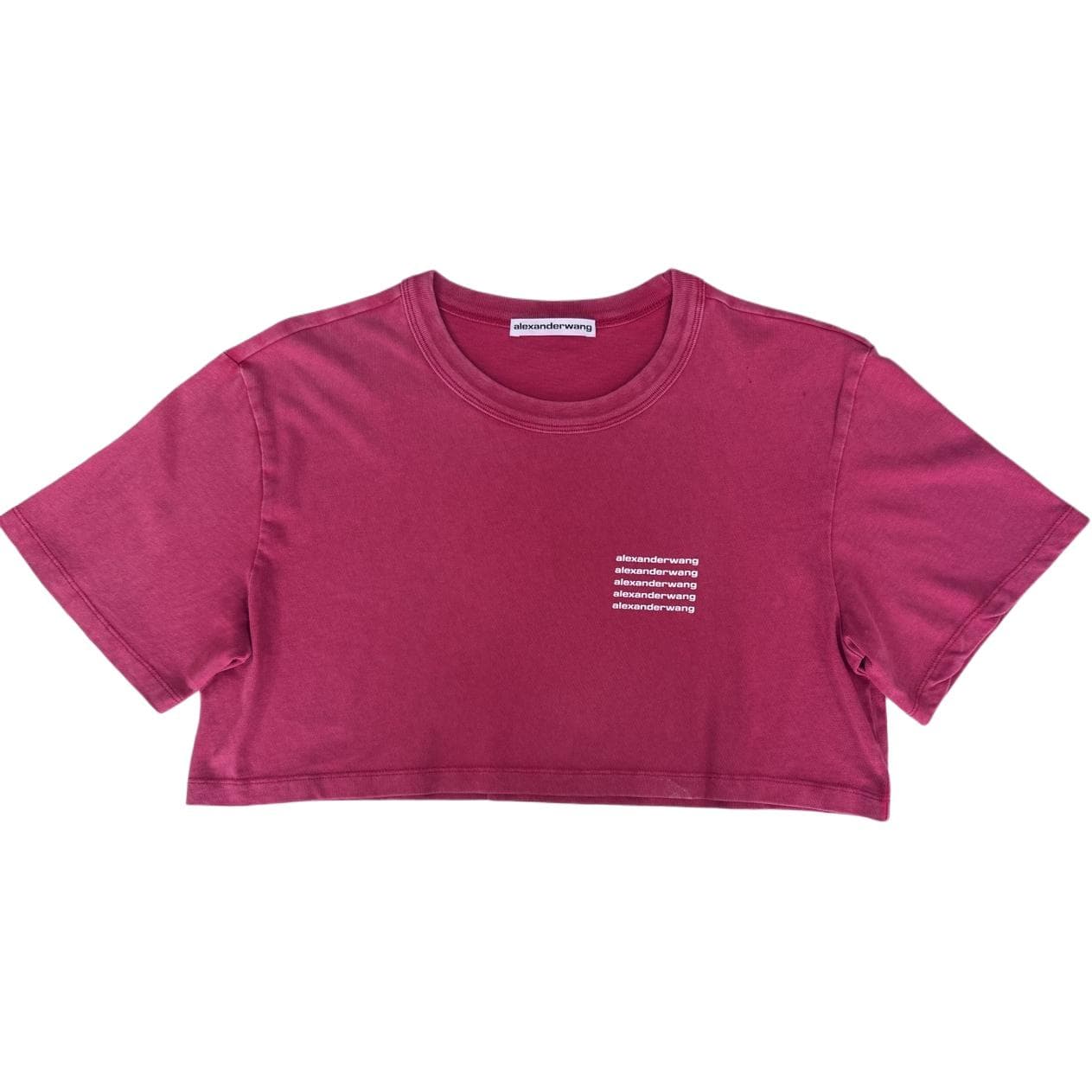 Футболка Alexander Wang Розово-красные Женские футболки - изображение 1