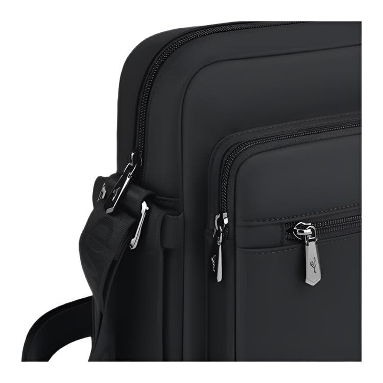 Мини-сумка SEPTWOLVES Oxford Crossbody Bag Сумка через плечо Большая мужская черная - изображение 5