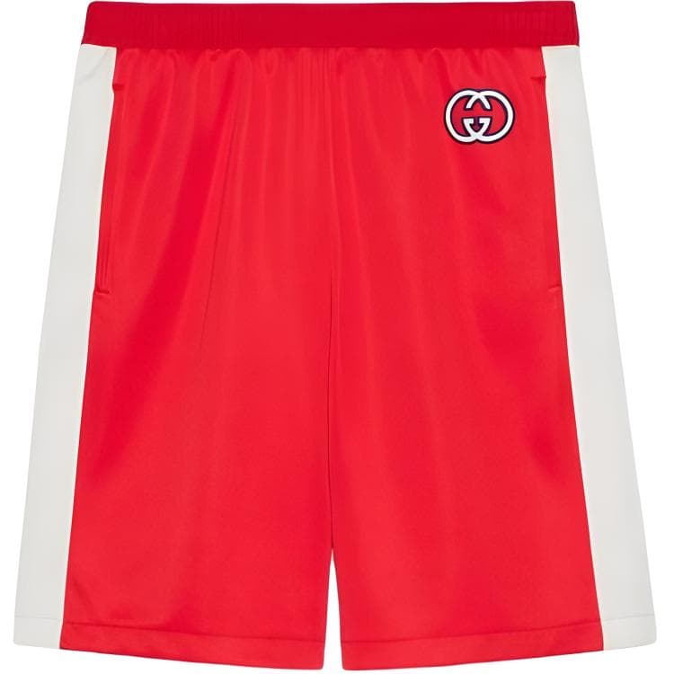 Шорты Gucci Red Men's Casual Shorts Gucci Красные Мужские Повседневные Шорты - изображение 1