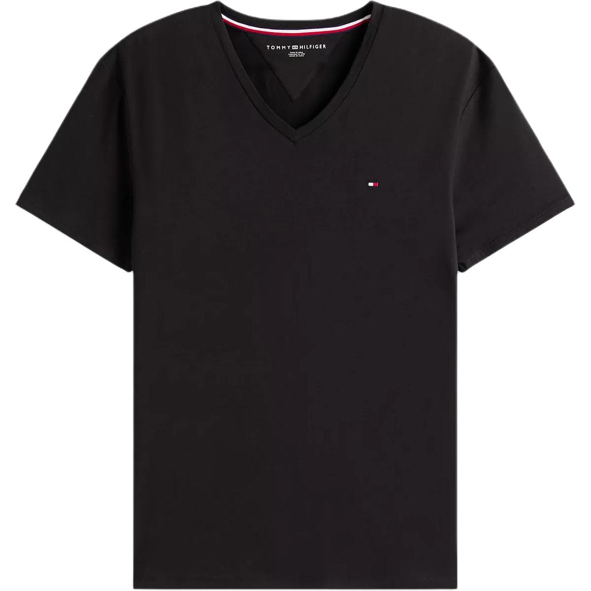 Футболка Tommy Hilfiger Мужские Черные T-Рубашки - изображение 1