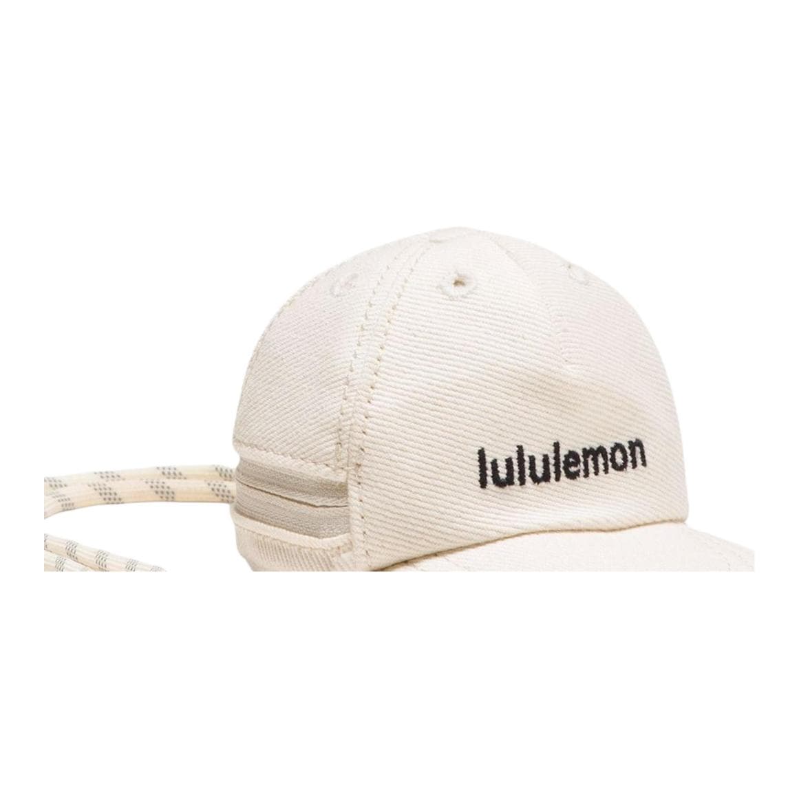 Сумка через плечо Lululemon Ball Cap Nano Хлопковое волокно Плечевая сумка Унисекс Натуральный Экрю - изображение 2