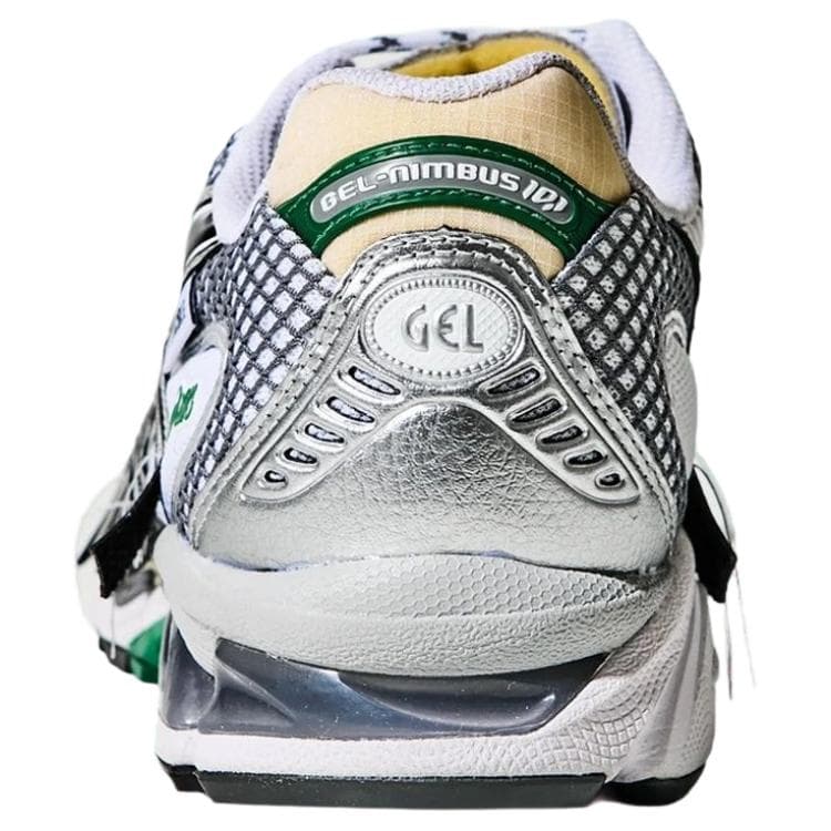 Кроссовки INVINCIBLE® x Asics Гель Nimbus 10,1 Устойчивый к истиранию Низкий Топ Повседневная Обувь Унисекс Белый Зеленый - изображение 2