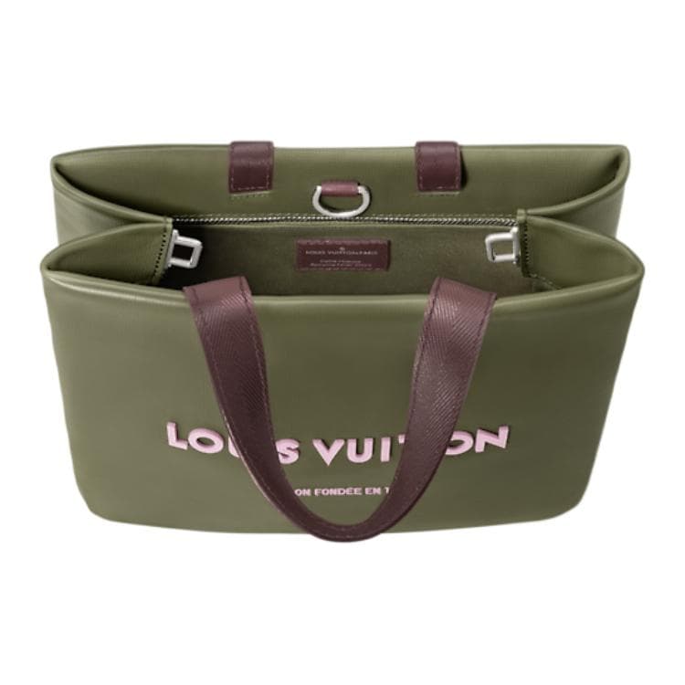 Сумка Louis Vuitton x Nigo Shopper Tote Green - изображение 4