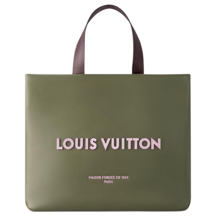 Сумка Louis Vuitton x Nigo Shopper Tote Green - изображение 3