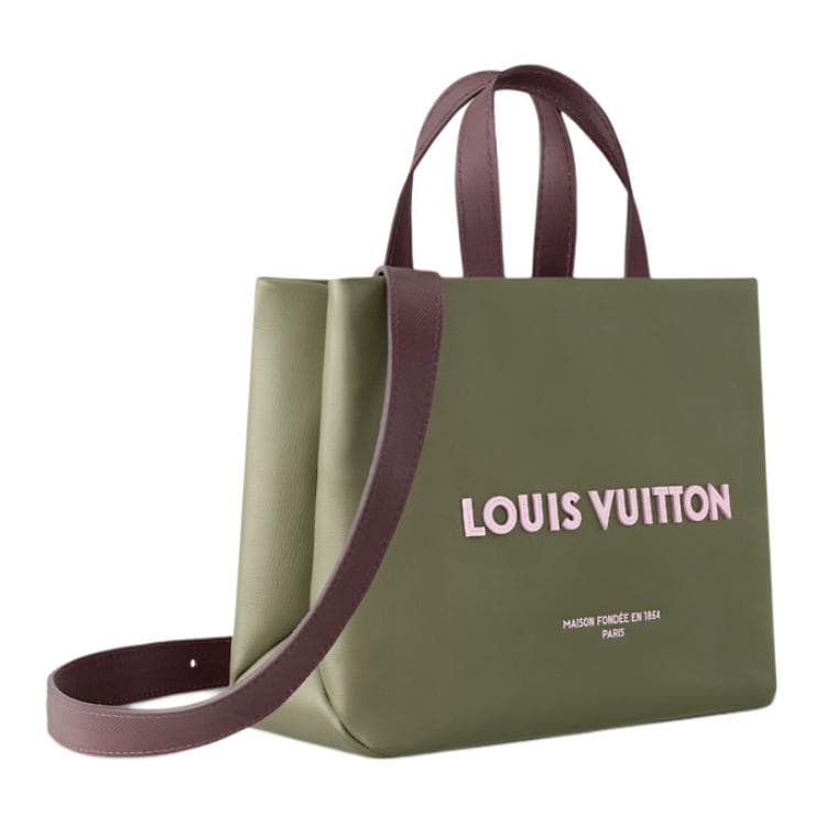 Сумка Louis Vuitton x Nigo Shopper Tote Green - изображение 2