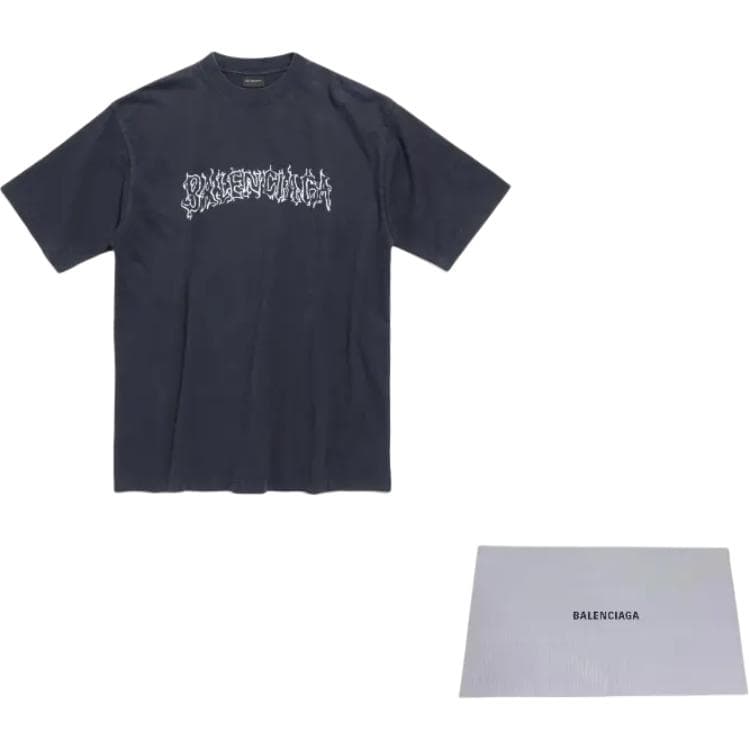Футболка Balenciaga SS24 T-Shirt Black - изображение 4