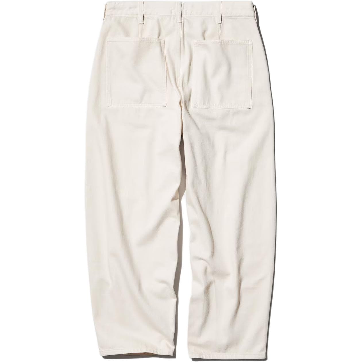 Штаны UNIQLO Повседневные брюки Женские Белые - изображение 2