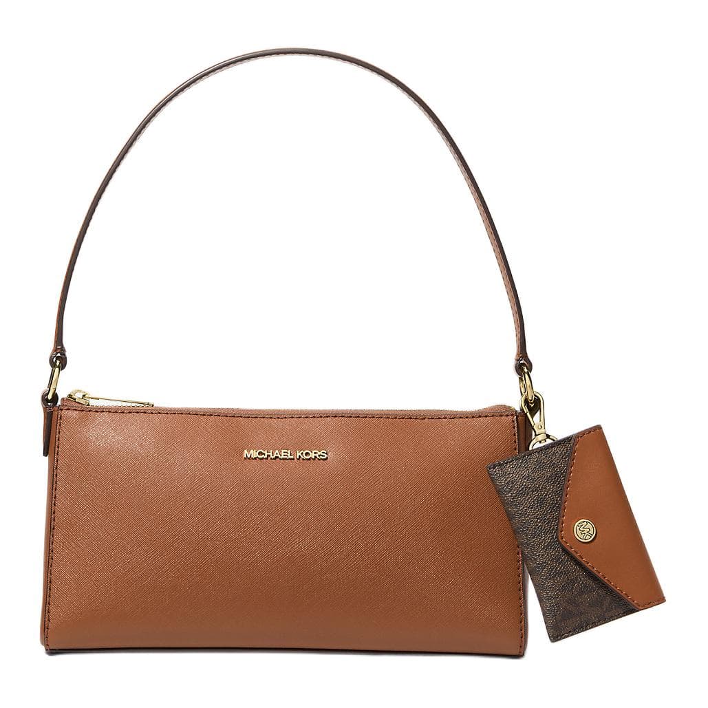 Мини-сумка MICHAEL KORS Сумка через плечо из кожи женская коричневая - изображение 1