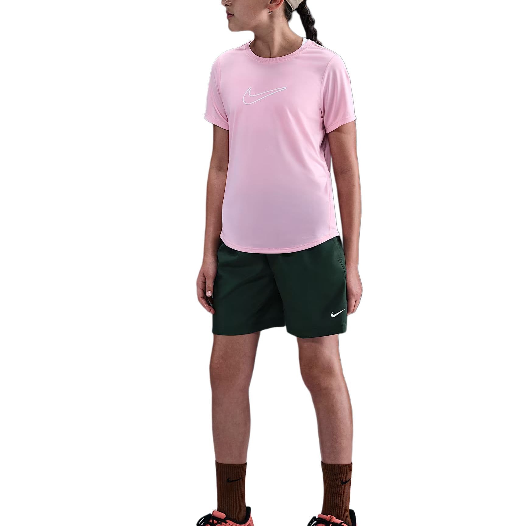 Nike Детские Быстросохнущие T-рубашки Dri-Fit One Облегающие Подростки - изображение 1