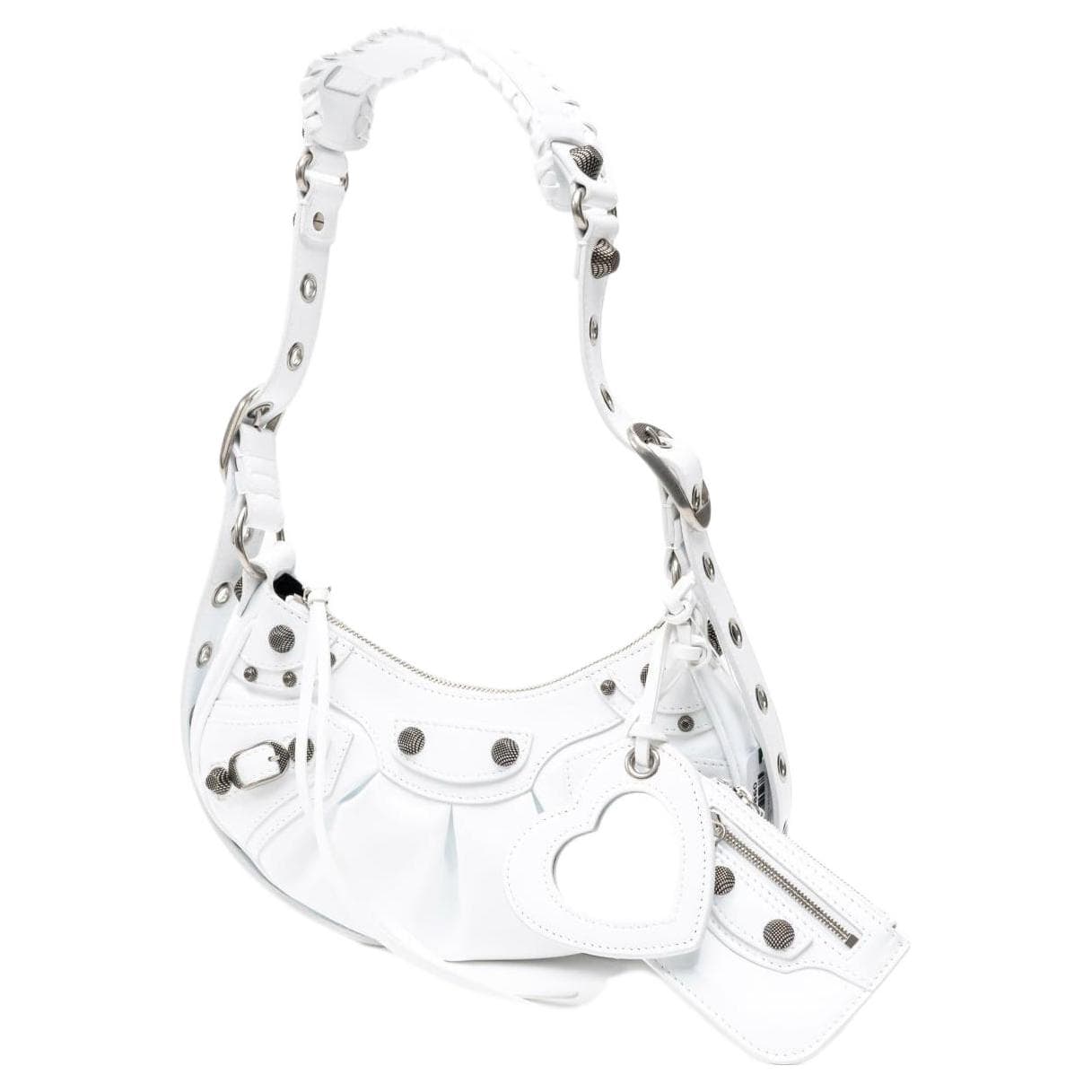 Сумка через плечо Balenciaga Le Cagole White - изображение 3