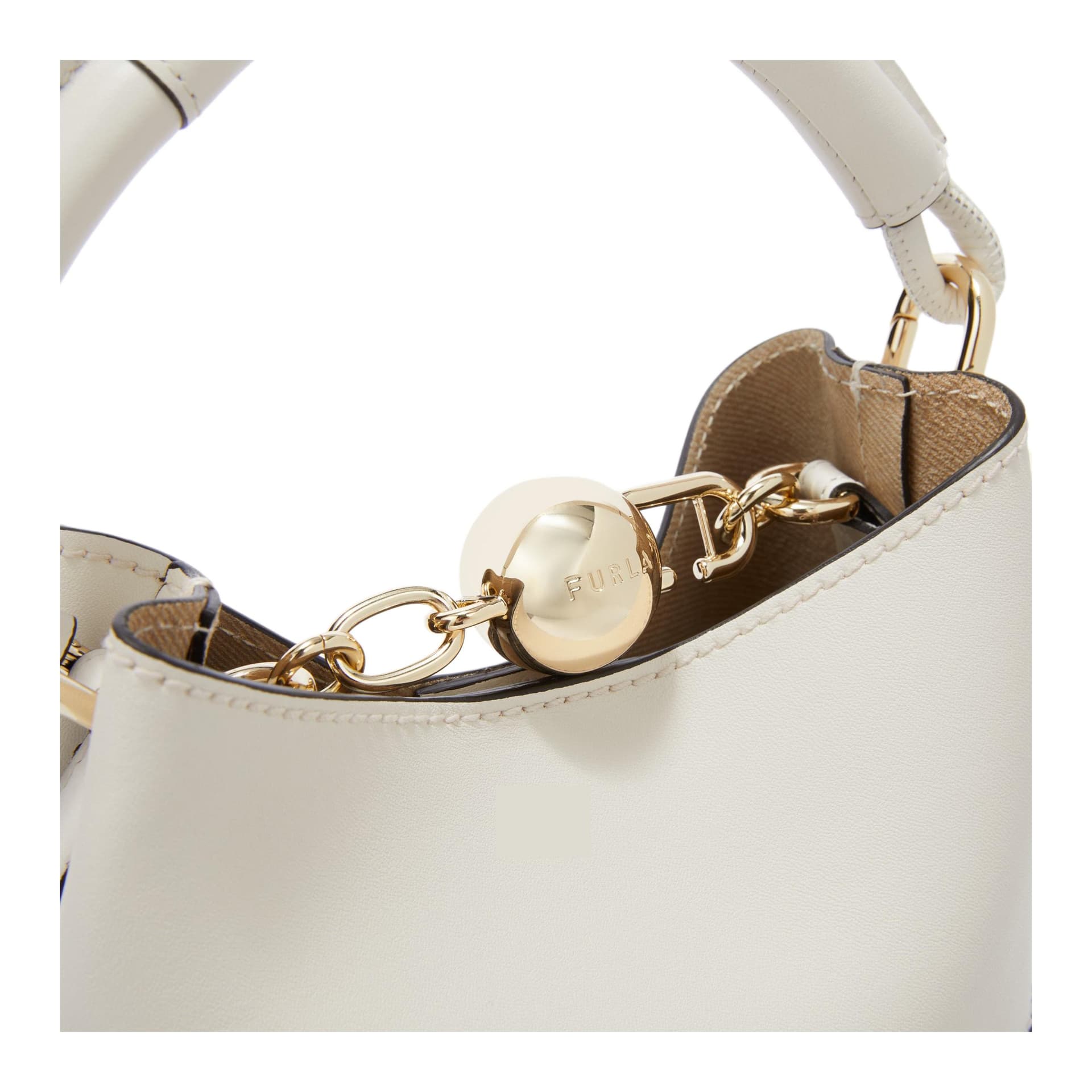 Сумка Furla Mini Bucket Bag Cream Oatmeal - изображение 4