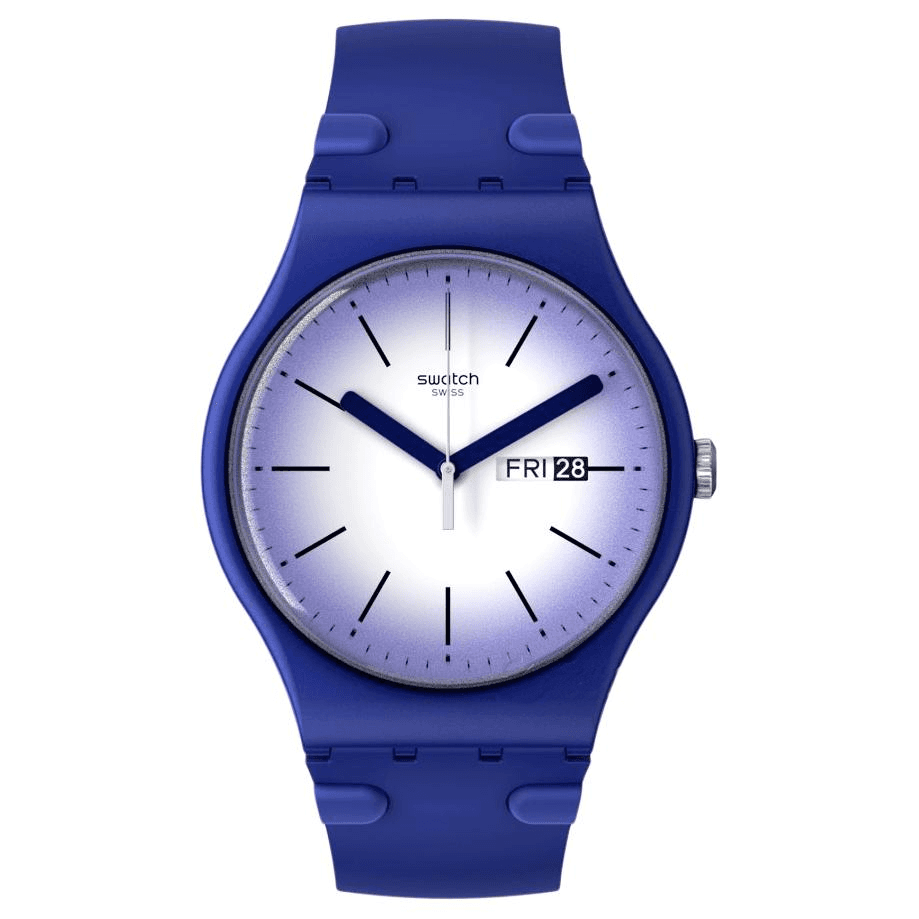 Часы SWATCH September Collection Кварцевый механизм 30 м водонепроницаемость унисекс часы 41 мм белый циферблат - изображение 1