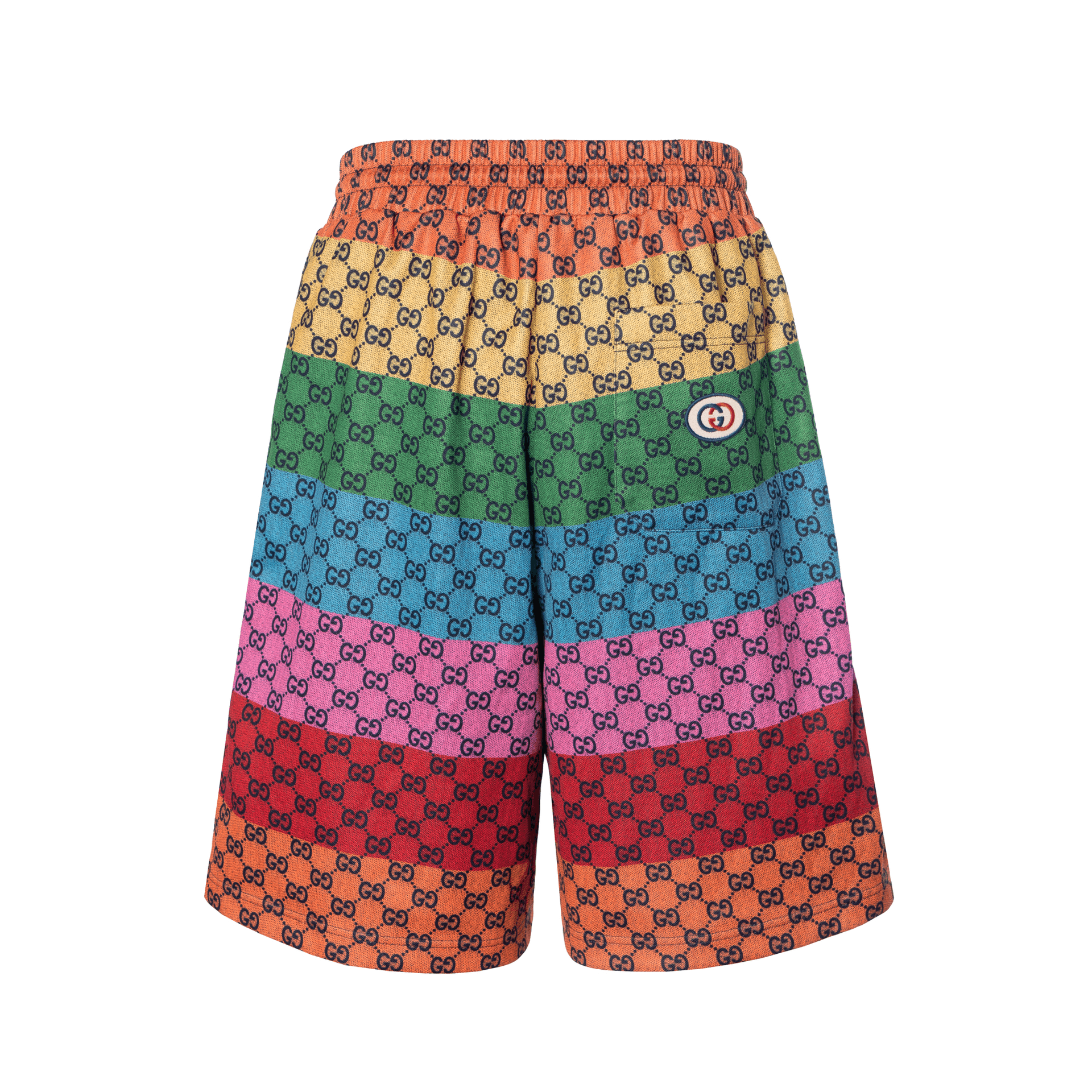Шорты GUCCI SS21 Multicolor Knit Shorts - изображение 2