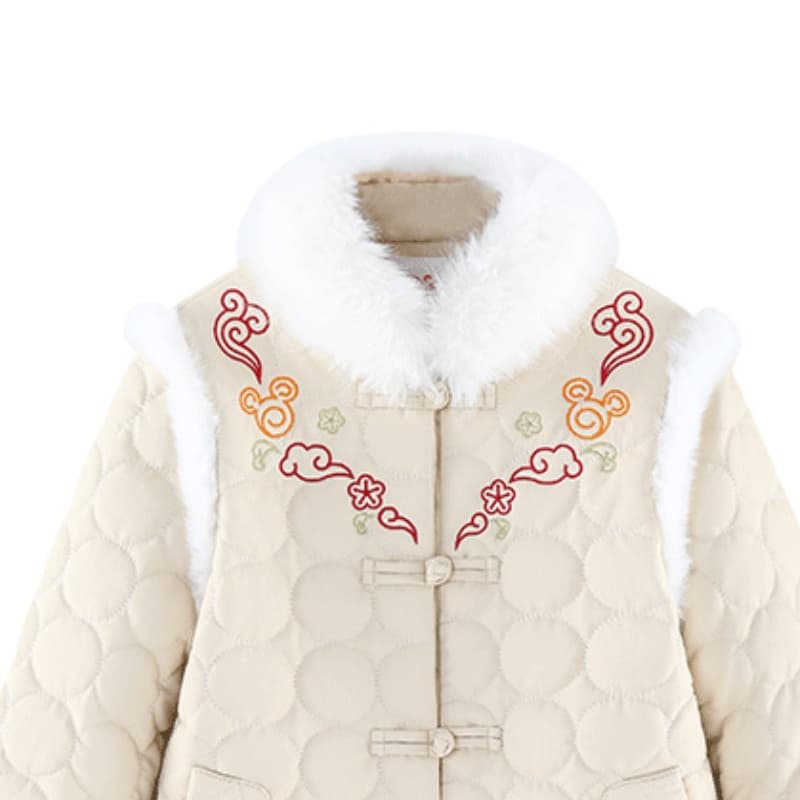 Disney PARKA Пальто Бежевый Абрикосовый Детский - изображение 4