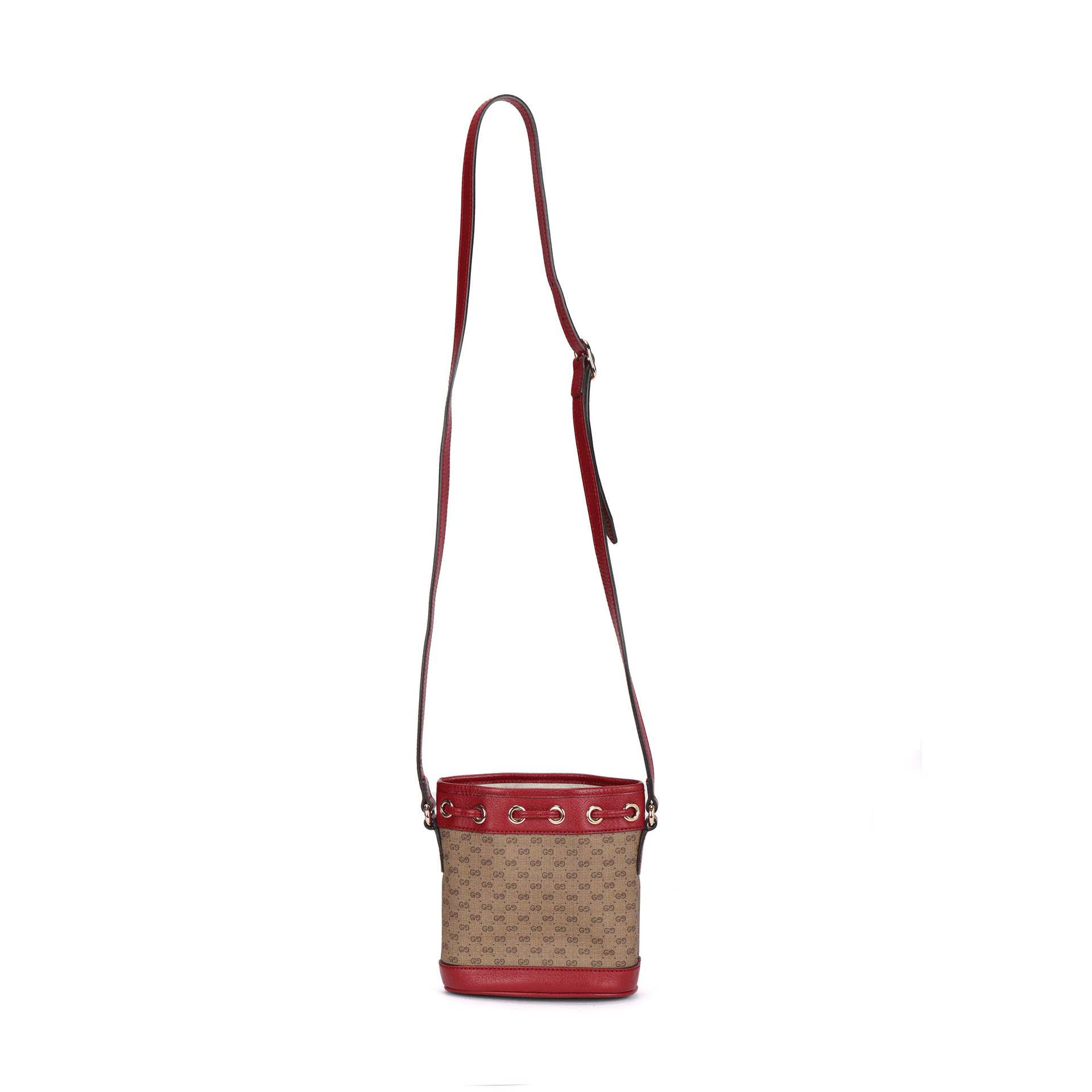 Мини-сумка Gucci x Doraemon Bucket Bag Red - изображение 3
