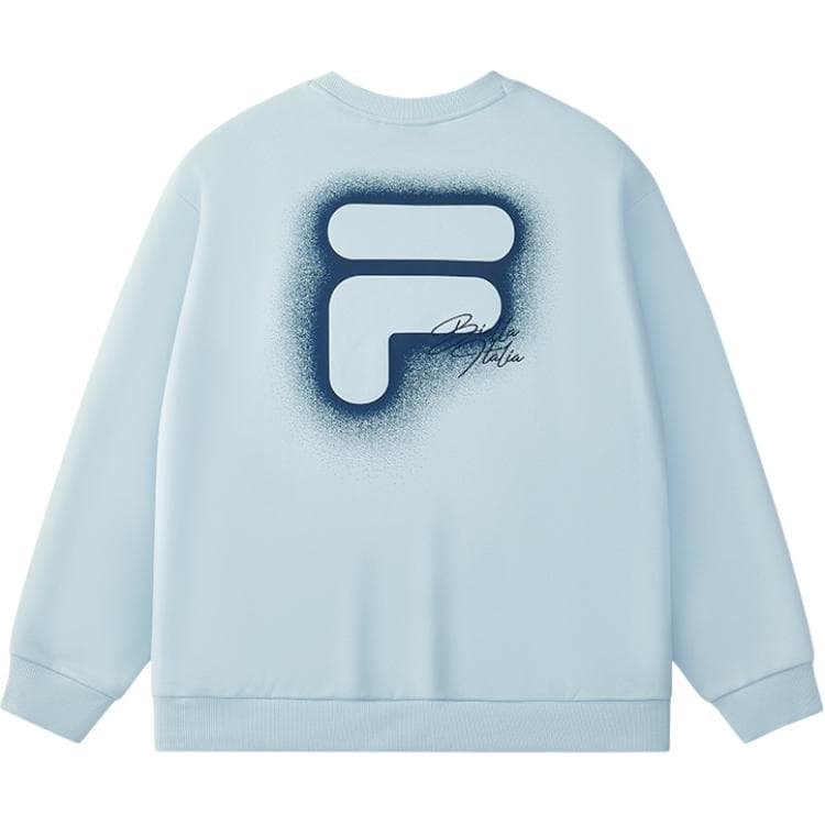 Худи FILA FUSION Плавающий и тонущий Синий LB Унисекс Толстовка - изображение 2