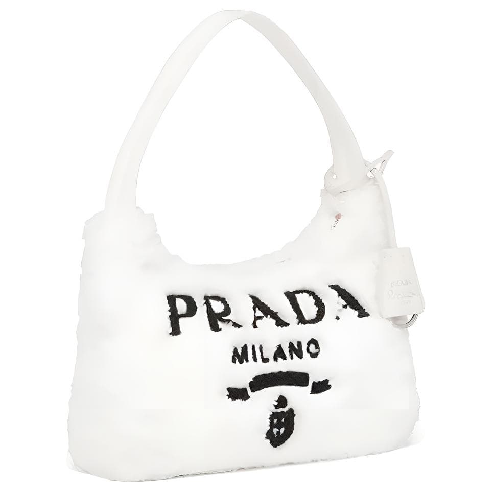 Мини-сумка Prada Re-Edition 2000 White - изображение 2