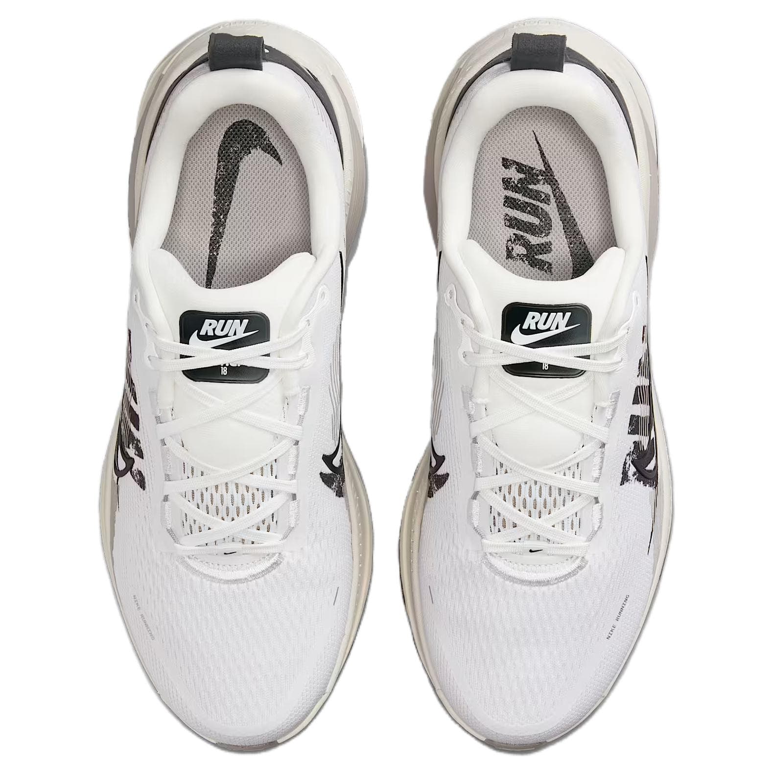 Кроссовки для бега Nike Vomero 18 Дышащий Low Топ ZoomX Бег на длинные дистанции Спринт Беговые кроссовки Мужской Белый - изображение 3
