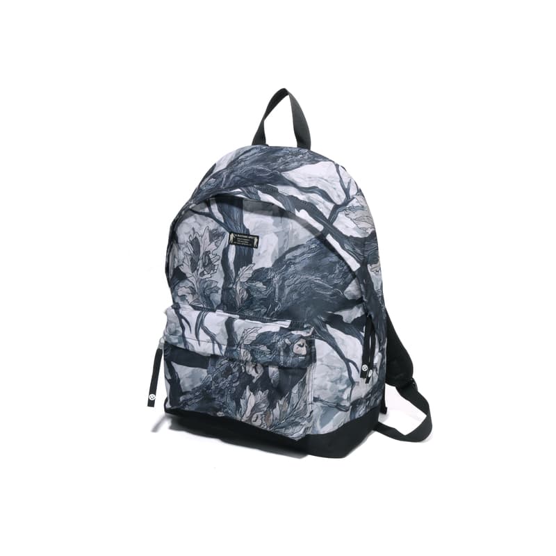 Рюкзак A BATHING APE Ткань Рюкзак Унисекс Белый Кофейный - изображение 2