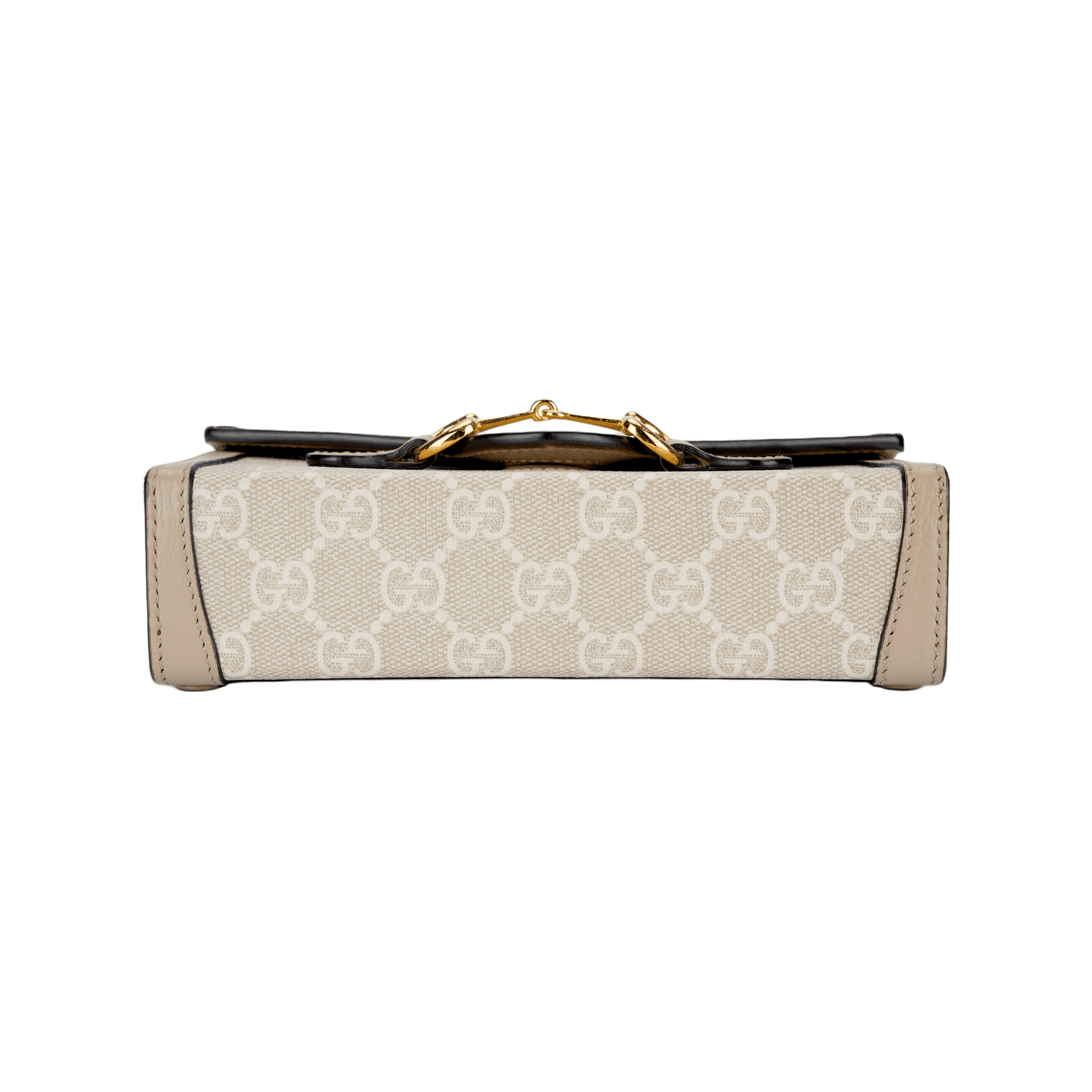 Сумка через плечо Gucci Horsebit 1955 Mini Beige/White - изображение 4