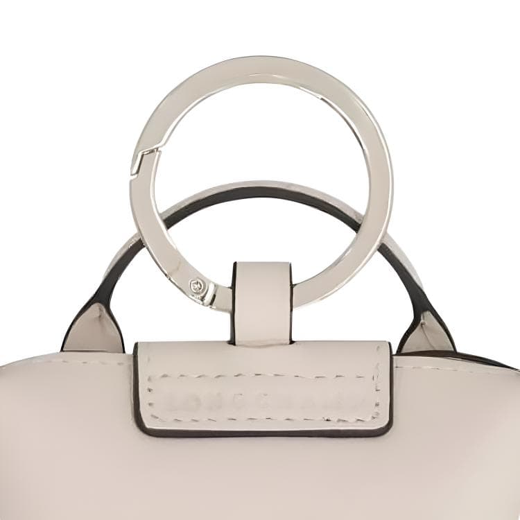 Сумка для наушников LONGCHAMP Le Pliage Xtra Коровья кожа Кольцо для ключей Чехол для наушников Унисекс Белый - изображение 3