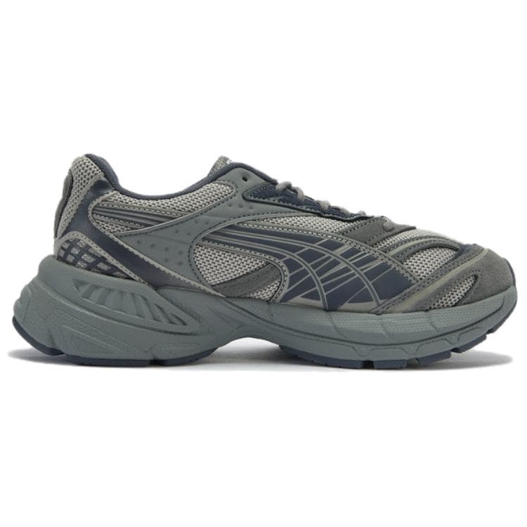 Кроссовки PUMA Velophasis Дышащий Low Топ Массивные кроссовки Унисекс Серый - изображение 2
