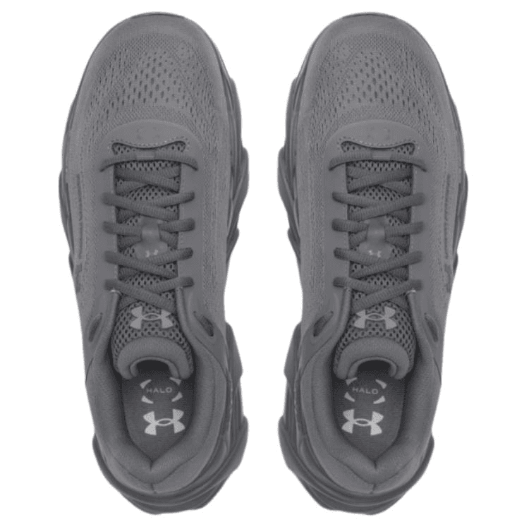Кроссовки для бега Under Armour Halo Runner Классический и Универсальный Дышащая Поддержка Беговые кроссовки Женские Серый - изображение 4