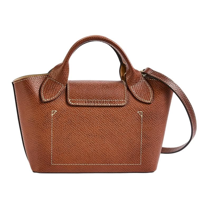 Сумка LONGCHAMP Сумка из коровьей кожи сумка-тоут сумка через плечо сумка для покупок мини-версия женская коричневая - изображение 3